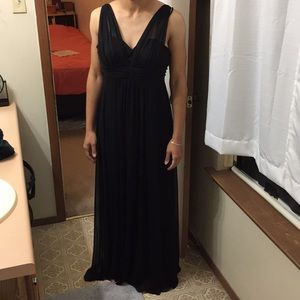 Last chance! Flowing black evening gown